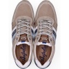 Afbeelding van AUSTRALIAN HEREN SNEAKERS BEIGE 15.1547.09-U3P CAMARO BEIGE LEATHER BEIGE-BLUE-WHITE