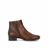 Afbeelding van GABOR DAMES ENKELLAARZEN BRUIN 8031.01.003 NAPPA R/LEO MICRO SADDLE/NATURE