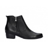 Afbeelding van WALDLAUFER DAMES ENKELLAARZEN ZWART 967803 102 001 HAIFI NAPPA SCHWARZ