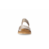 Afbeelding van GABOR DAMES SANDALEN BEIGE 82.734.82 SATIN MET LDS PUDER SILB S.KORK