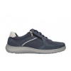 Afbeelding van WALDLAUFER HEREN SNEAKERS BLAUW 478014 101 857 HERWIG VELOUR MESH MARINE STEIN