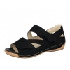 Afbeelding van WALDLAUFER DAMES SANDALEN ZWART 342025 191 001 HELIET DENVER SCHWARZ
