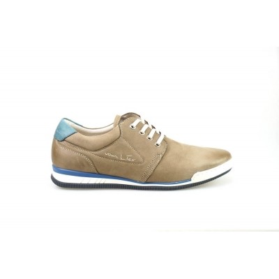 Foto van VAN LIER 7450 271 TAUPE NUBUCK - SNEAKER