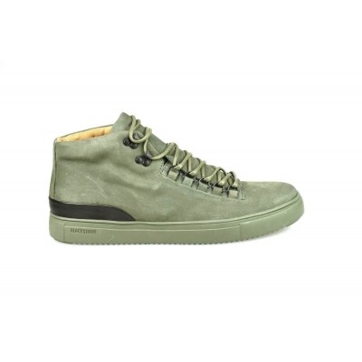 Foto van BLACKSTONE OM55 GREEN - HALFHOGE VETERSCHOEN