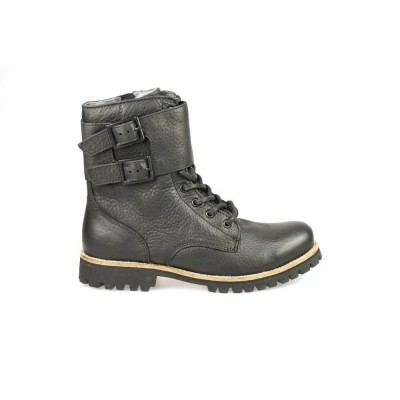Foto van BLACKSTONE OL16 BLACK - HALFHOGE VETERSCHOEN