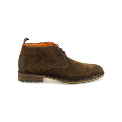 Foto van VAN LIER HEREN HALFHOGE VETERSCHOENEN BRUIN 2056623