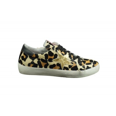 Foto van MÉLINÉ DAMES SNEAKERS LEOPARD KU 1953