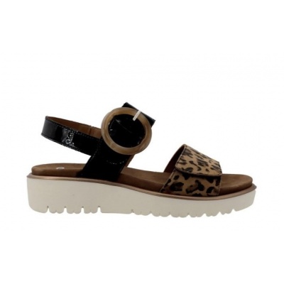 Foto van ARA DAMES SANDALEN ZWART 1233505-12 LEO-S MURANOLACK SCHWARZ BILBAO-S G