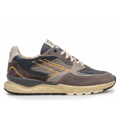 Foto van FLORIS VAN BOMMEL HEREN SNEAKERS GRIJS SFM-10243-31-01 DE TREENER 06.10-DARKGREY-G½ 