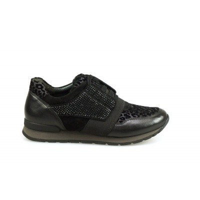 Foto van GABOR DAMES SNEAKERS GROEN ZWART 96.366-34