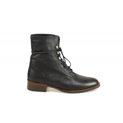 Foto van FRED DE LA BRETONIERE DAMES HALFHOGE VETERSCHOENEN ZWART 184010025