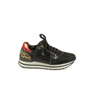 Foto van GABOR DAMES SNEAKERS ZWART 36.528-91
