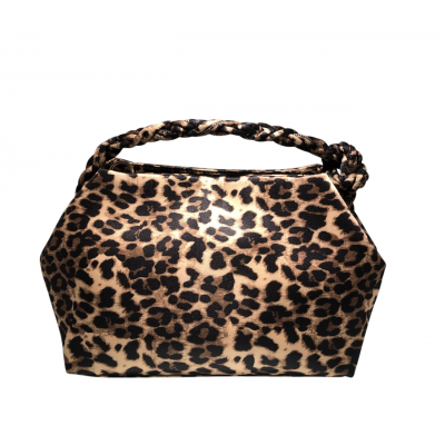 Foto van LA STRADA DAMES TASSEN BRUIN EMILY 4191 LEOPARD SATIN