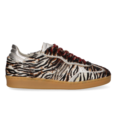 Foto van PIEDI NUDI DAMES SNEAKERS BRUIN PN-IMOLA-0128 IMOLA PONY TIGER LEATHER H