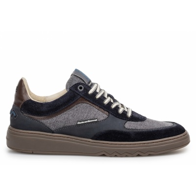 Foto van FLORIS VAN BOMMEL HEREN SNEAKERS BLAUW SFM-10256-41-01 DE KUPSTER 09.03-DARKBLUE-G½