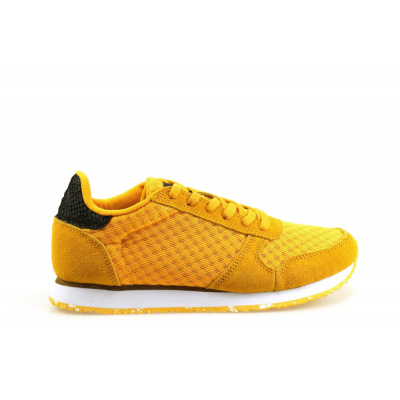 Foto van WODEN DAMES SNEAKER GEEL WL030 YDUN SUEDE MESH II