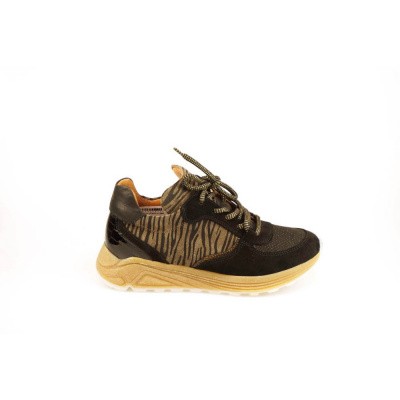 Foto van VIA VAI DAMES SNEAKERS ZWART ZEBRA SWAMI