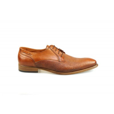 Foto van VAN LIER HEREN VETERSCHOENEN COGNAC 1919101 COMBI