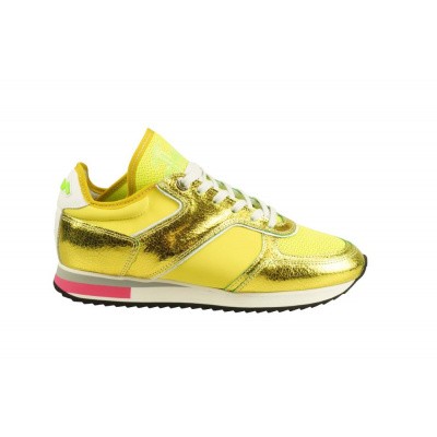 Foto van FLORIS VAN BOMMEL DAMES SNEAKER GEEL 85261/01