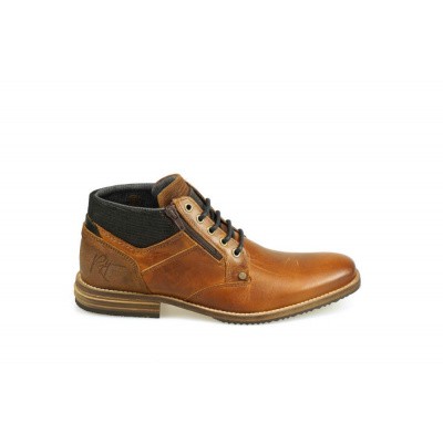 Foto van BULLBOXER HEREN HALFHOGE VETERSCHOENEN BRUIN 715K50041B PACB