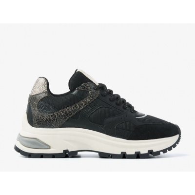Foto van VIA VAI DAMES SNEAKERS ZWART 62319-02-900 SIERRA COMBI NERO LIZ CURTIS