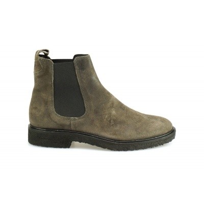 Foto van GOOSECRAFT HEREN KORTE LAARZEN GRIJS CHET CREPE CHELSEA