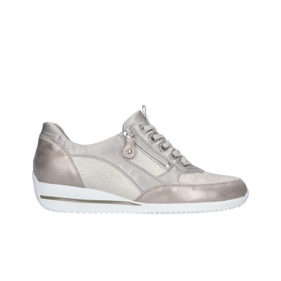 Foto van WALDLAUFER DAMES SNEAKERS TAUPE 980008 603 726 HIMONA PLATIN TAUPE
