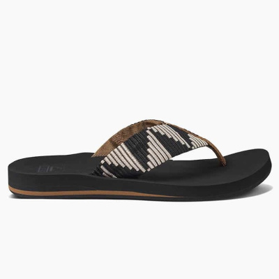 Foto van REEF DAMES SLIPPERS ZWART CI6717-31 SPRING WOVEN PEBBLE