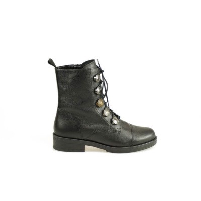 Foto van GABOR DAMES HALFHOGE VETERSCHOENEN ZWART 31.792-27