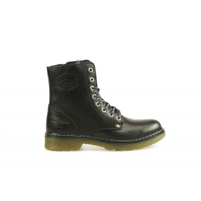 Foto van BULLBOXER DAMES HALFHOGE VETERSCHOENEN ZWART 875M82701G