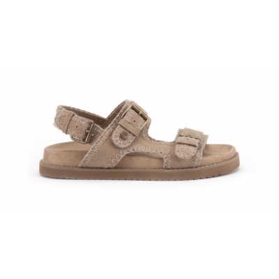 Foto van WARMBAT DAMES SANDALEN BRUIN 29BLW311051 BOLWARA WOMEN SUEDE STONE