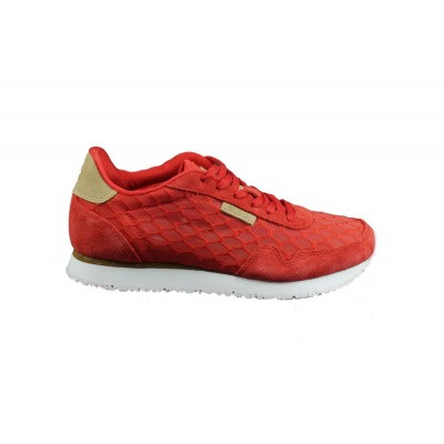 Foto van WODEN DAMES SNEAKER ROOD WL869 NORA II MESH