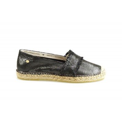 Foto van FRED DE LA BRETONIERE DAMES ESPADRILLE ZWART 152010084
