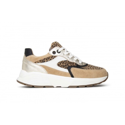 Foto van XSENSIBLE DAMES SNEAKERS BRUIN 33002.4 PONTE VECCHIO G 304 CAMEL COMBI