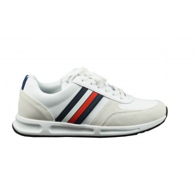 Foto van TOMMY HILFIGER HEREN SNEAKERS WIT MODERN RUNNER