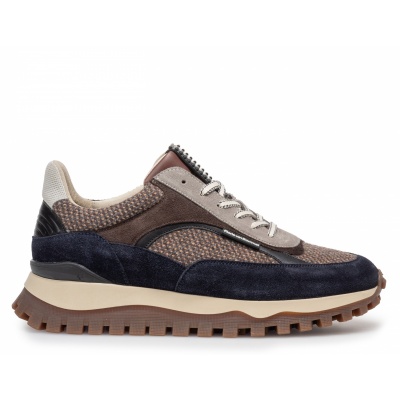 Foto van FLORIS VAN BOMMEL SNEAKERS BRUIN SFM-10156-20-01 DE GROMMER 05.10 BROWN