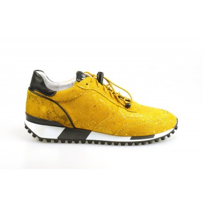 Foto van VIA VAI DAMES SNEAKERS GEEL GIULIA