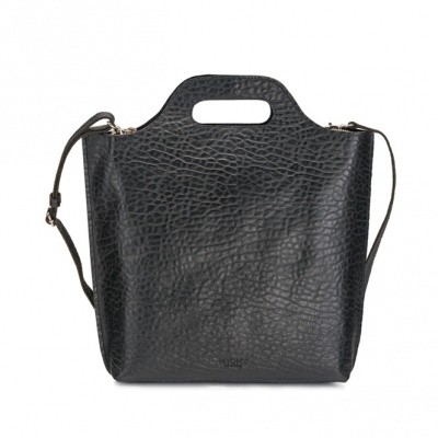 Foto van MYOMY MY CARRY BAG SHOPPER MEDIUM BUBBLE BLACK - TAS