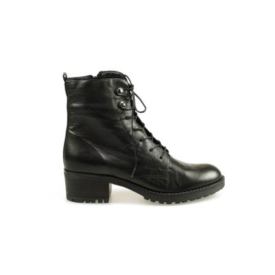 Foto van MJUS DAMES HALFHOGE VETERSCHOENEN ZWART 133232-201-6002