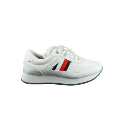 Foto van TOMMY HILFIGER DAMES SNEAKERS WIT CORPORATE CITY SNEAKER