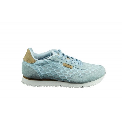 Foto van WODEN DAMES SNEAKER LICHTBLAUW WL869 NORA II MESH
