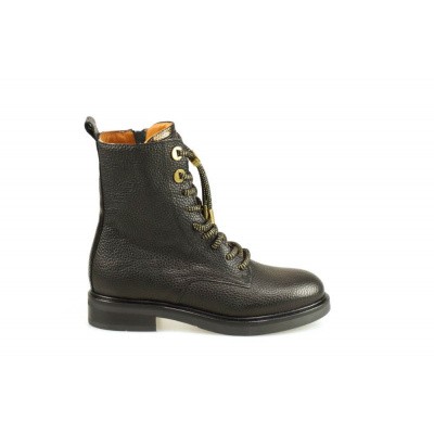Foto van VIA VAI DAMES HALFHOGE VETERSCHOENEN ZWART VIOLA