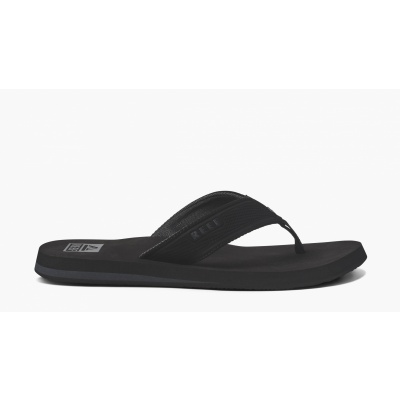 Foto van REEF HEREN SLIPPERS ZWART CJ4364-61 THE LAYBACK BLACK