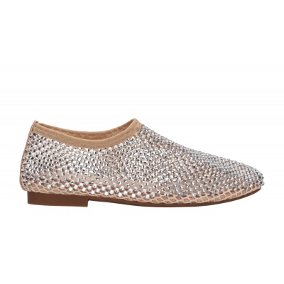 Foto van LA STRADA DAMES BALLERINAS BEIGE 4500908 4022 BEIGE MESH