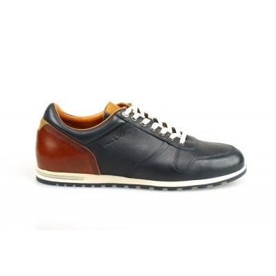 Foto van VAN LIER HEREN SNEAKERS COMBI DONKERBLAUW 1857204