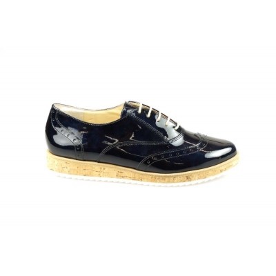 Foto van PAUL GREEN 1088-05 SOFTLACK STEELBLUE - VETERSCHOEN