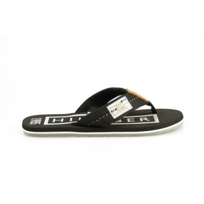 Foto van TOMMY HILFIGER HEREN SLIPPERS ZWART BEACH SANDAL