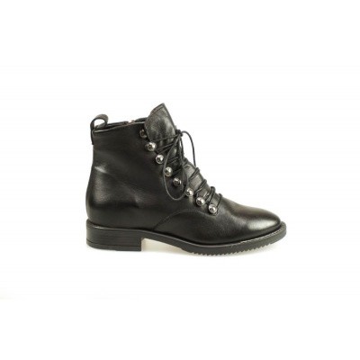 Foto van MJUS DAMES HALFHOGE VETERSCHOENEN ZWART 108239-101