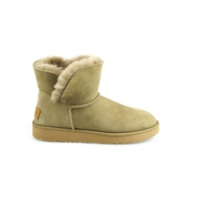 Foto van UGG DAMES KORTE LAARZEN LICHTBRUIN CLASSIC CUFF MINI II