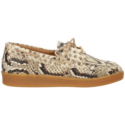 Foto van PIEDI NUDI DAMES INSTAPSCHOENEN BEIGE PORTA 05.07 BEIGE SNAKE